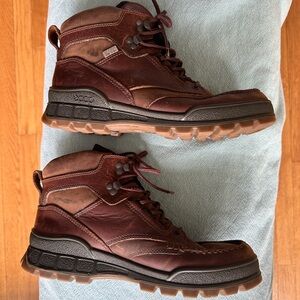 ECCO Mens Track 25 Gore-Tex Mid High Hiking Boots Leather Size 44